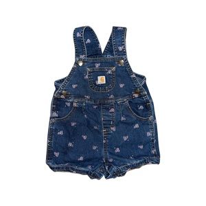 Carhartt Baby Girls Jean Short Overalls💞